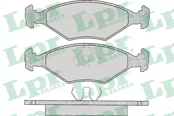Тормозные колодки 05P016 LPR
