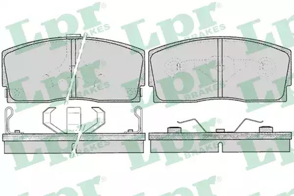 Комплект гальмівних колодок 05P055 LPR