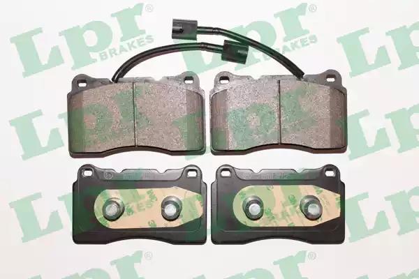 Комплект гальмівних накладок, дискове гальмо 05P1774 LPR