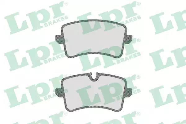 Комплект гальмівних накладок, дискове гальмо 05P1826 LPR