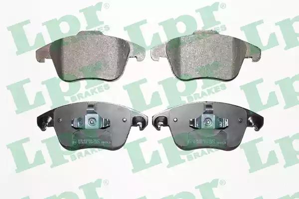Комплект гальмівних накладок, дискове гальмо 05P1903 LPR