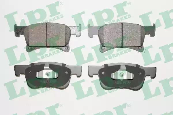 Комплект гальмівних накладок, дискове гальмо 05P1958 LPR