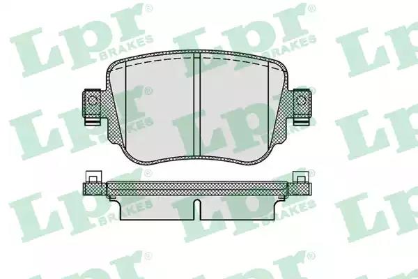 Тормозные колодки 05P1986 LPR
