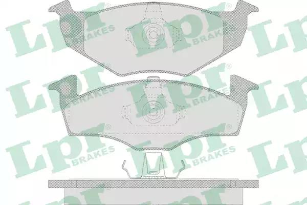 Комплект гальмівних колодок 05P638 LPR