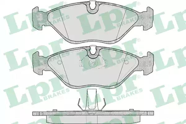 Комплект гальмівних колодок 05P656 LPR
