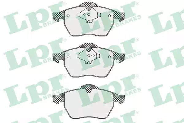 Комплект гальмівних колодок 05P669 LPR
