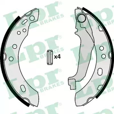 Комплект гальмівних колодок 07090 LPR
