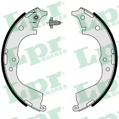 Колодки гальмівні барабанні комплект 4 шт 07225 LPR