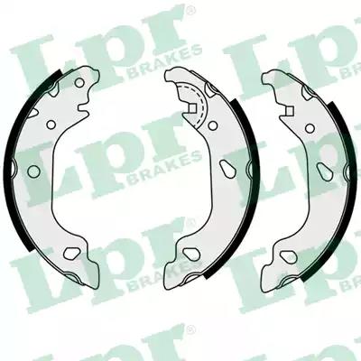 Тормозные колодки барабанные 07930 LPR