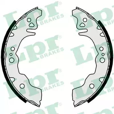 Комплект гальмівних колодок 09650 LPR