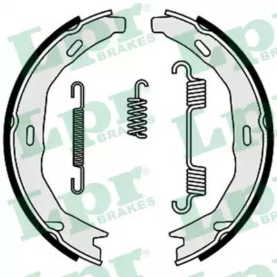 Комплект гальмівних колодок, стоянкове гальмо 09660 LPR