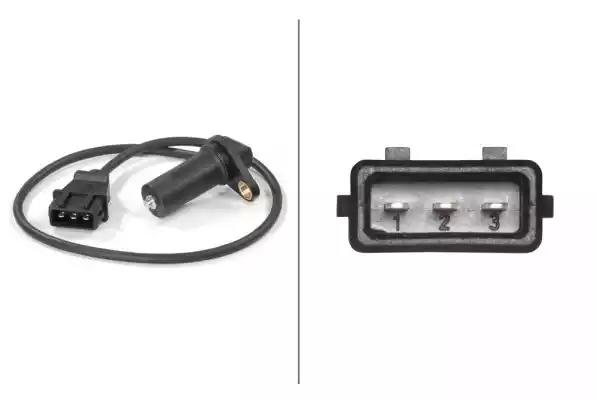 Імпульсний датчик, колінчатий вал 6PU009110611 BEHR HELLA