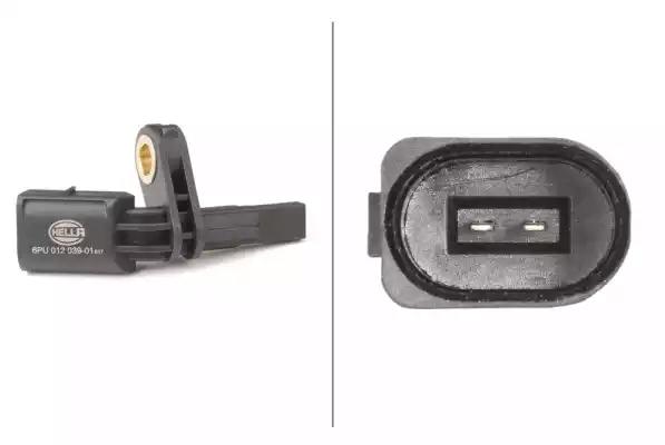 Hella vw датчик abs передн.лів.golfpassatt5skoda octaviaseataudi 6PU012039011 BEHR HELLA