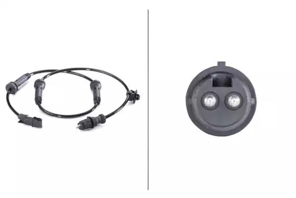 Датчик, кількість обертів колеса 6PU012806221 BEHR HELLA