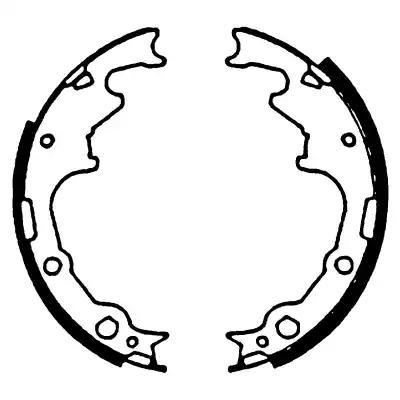 Комплект гальмівних колодок 8DB355002371 BEHR HELLA