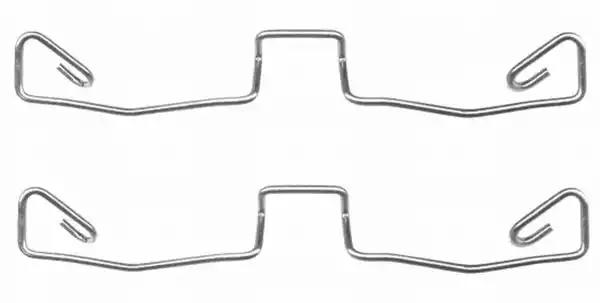 Комплект приладдя, гальмівний супорт 8DZ355201451 BEHR HELLA