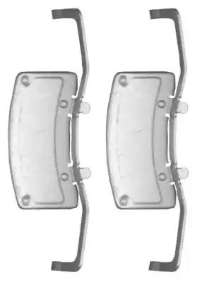 Комплект приладдя, гальмівний супорт 8DZ355201461 BEHR HELLA