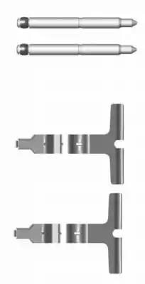 Комплект приладдя, накладка дискового гальма 8DZ355203511 BEHR HELLA