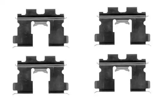 Комплект приладдя, накладка дискового гальма 8DZ355205341 BEHR HELLA