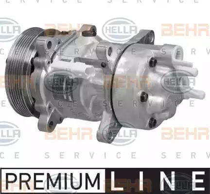 Компресор, система кондиціонування повітря 8FK351316031 BEHR HELLA