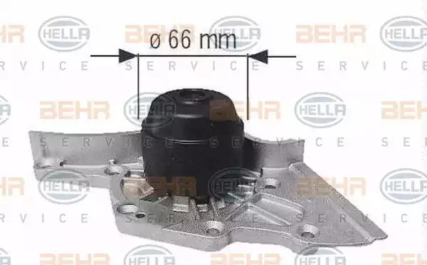 Насос охолоджувальної рідини, охолодження двигуна 8MP376802514 BEHR HELLA