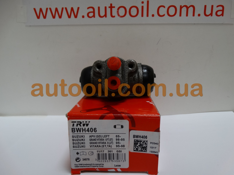 Циліндр гальмівний вир-во trw BWH406 TRW