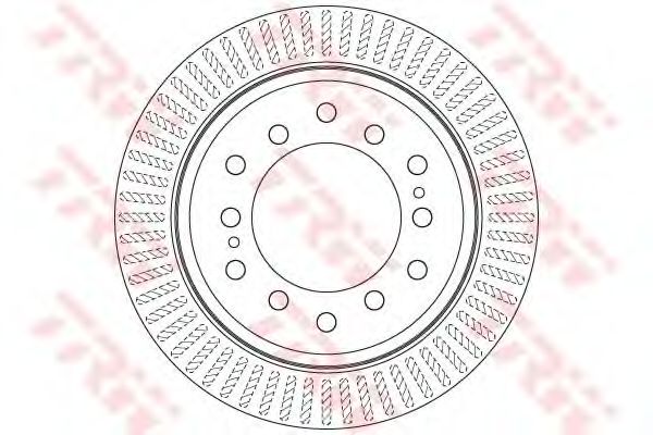 Тормозной диск DF6342 TRW