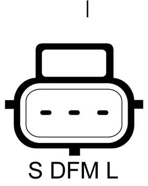 Генератор LRB00444 TRW