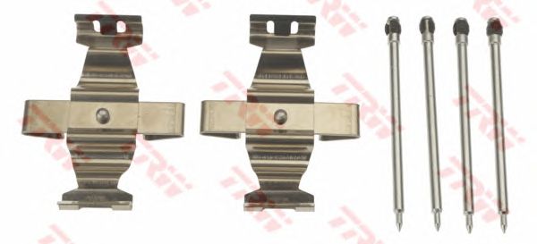 Комплектующие колодки дискового тормоза PFK640 TRW