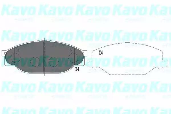 Kavo parts toyota гальмівні колодки передн. hiace 89-95 KBP9039 AMC
