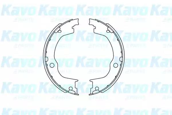 Kavo parts колодки ручного тормоза chevrolet captiva  06- KBS1406 AMC