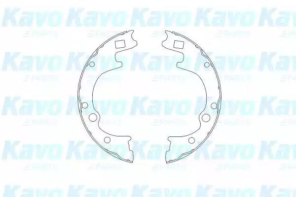 Комплект тормозных колодок KBS4401 AMC