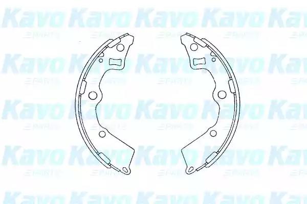 Комплект гальмівних колодок KBS4409 AMC