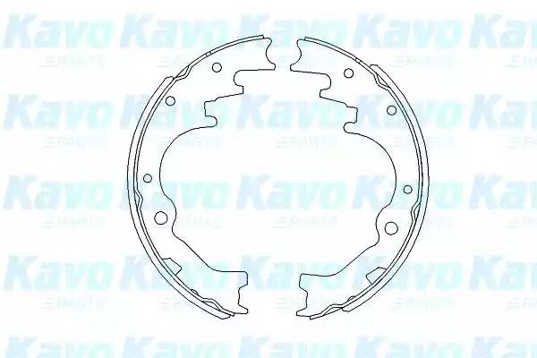 Комплект тормозных колодок KBS5403 AMC
