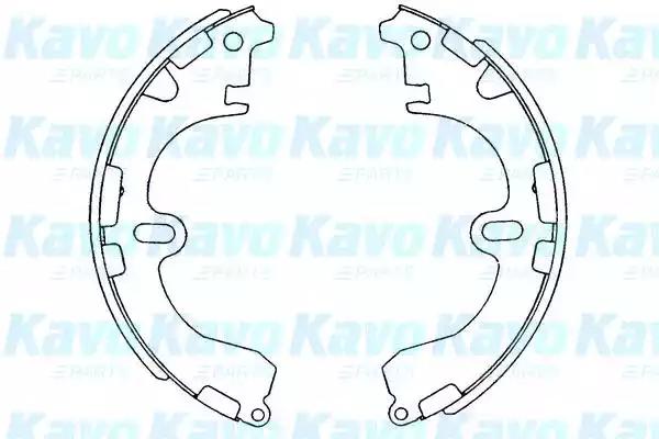 Kavo parts toyota щоки гальмівні задн.corolla/carinaii/camry KBS9912 AMC