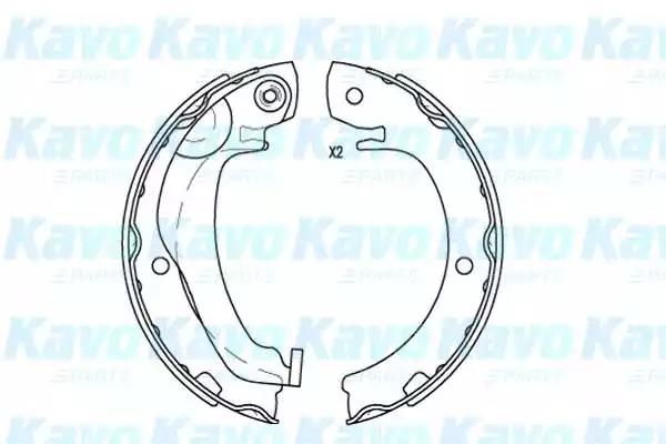 Kavo parts citroen щеки тормозные c1opel agilasuzuki swifttoyota yaris KBS9924 AMC