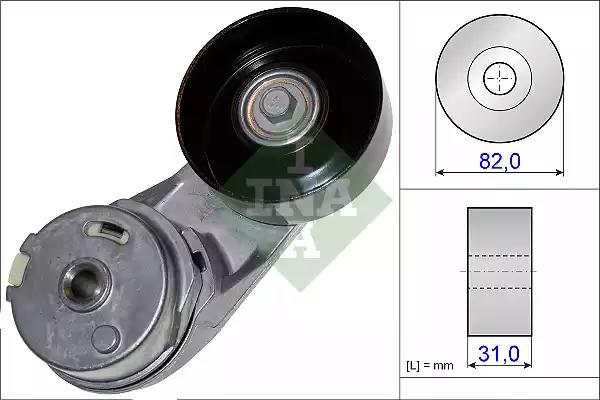 Натяжна планка поліклиновий ремінь 534037210 INA