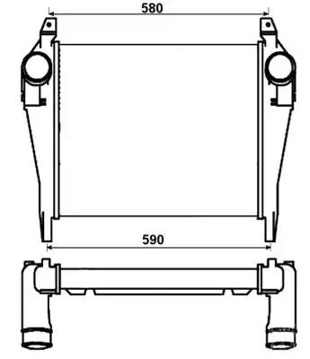 Охолоджувач наддувального повітря 30264 NRF