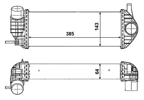 Интеркулер 30468 NRF
