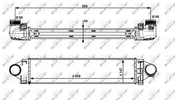 Intercooler volvo 30912 NRF