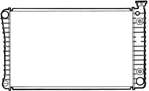 Радіатор, система охолодження двигуна 50366 NRF