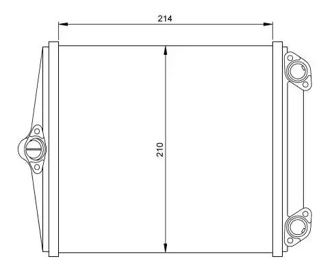 Радіатор 54248 NRF