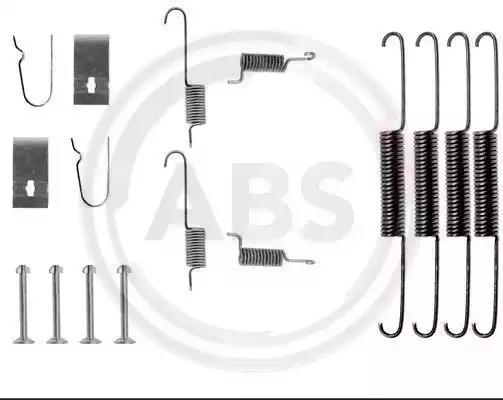 Комплект приладдя, гальмівна колодка 0664Q ABS