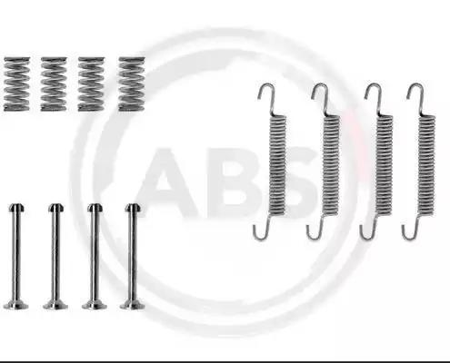 Монтажний к-кт гальмівних колодок 0667Q A.B.S.