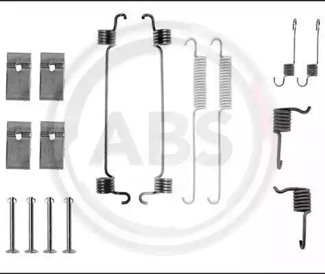Комплектующие тормозная колодка 0676Q A.B.S.
