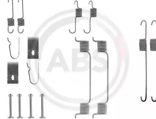Комплектующие тормозная колодка 0700Q ABS