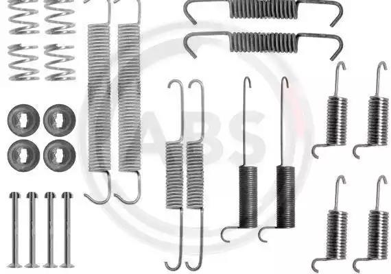 Комплект приладдя, гальмівна колодка 0712Q A.B.S.