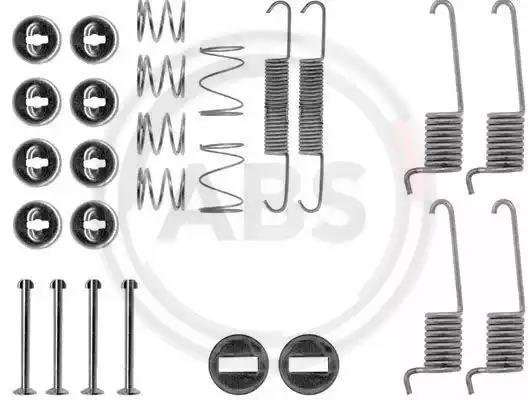 Комплектующие тормозная колодка 0714Q A.B.S.