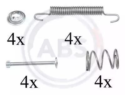 Комплект приладдя, колодка стоянкового гальма 0791Q ABS