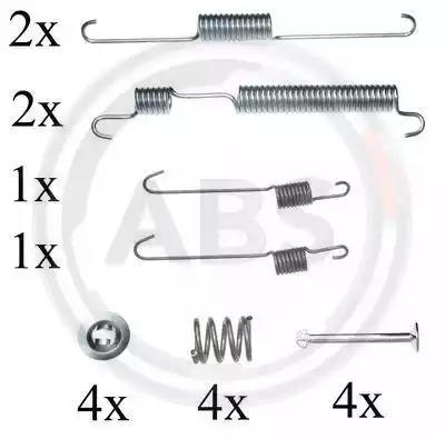 Комплектующие тормозная колодка 0822Q A.B.S.